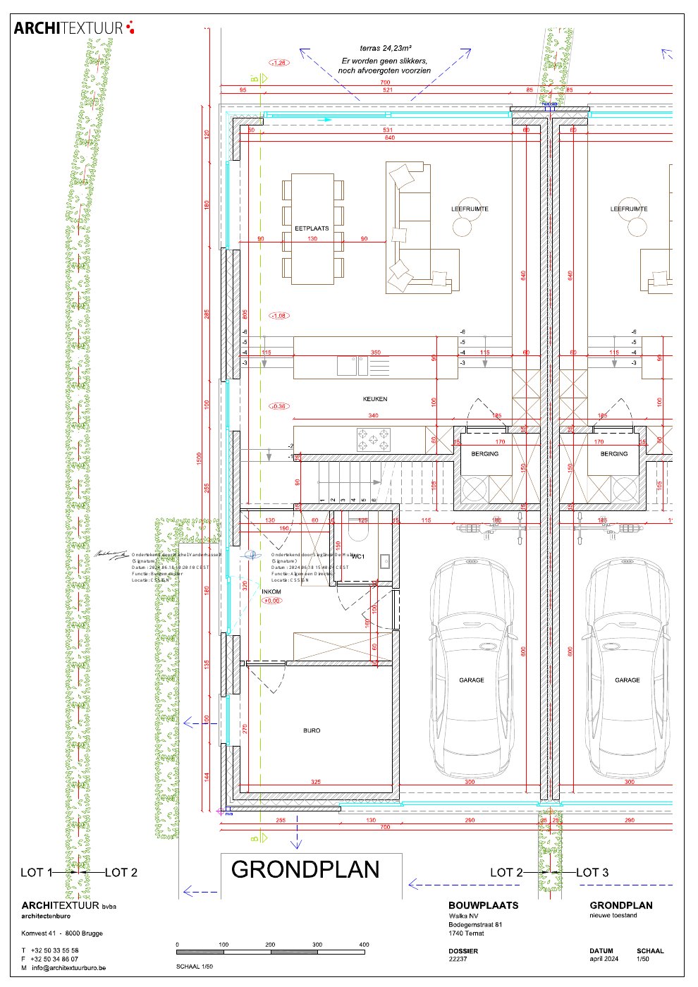 Grondplan Lot 2
